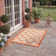 Bordeaux Geometric Beige/Orange Indoor/Outdoor Area Rug