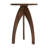 Jerrika Liddel Curved Sculptural Retro Round Mid-Century Modern Solid Wood Accent End Table-271861162