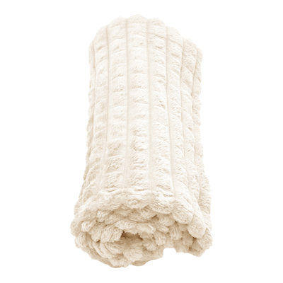 Machine Tufted Throw Blanket