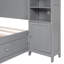 Lit en bois avec armoire et tablette tout-en-un-241795410