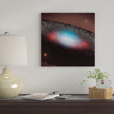 " A Supermassive Black Hole At The Center Of A Galaxy " Color Photography