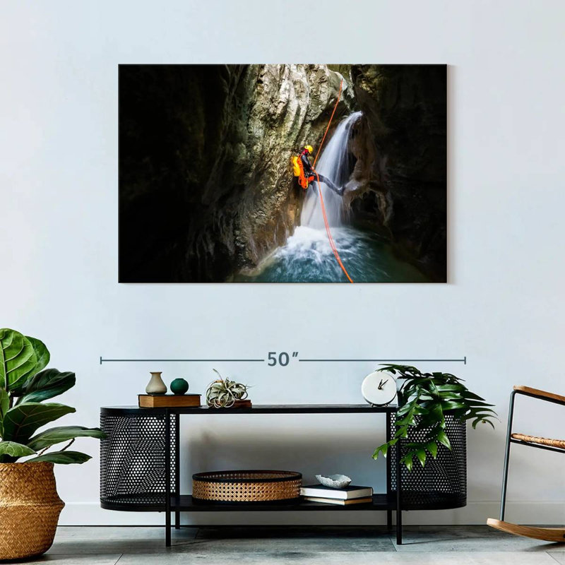 Sireci Waterfall Rappelling, 30'' H x 45'' W