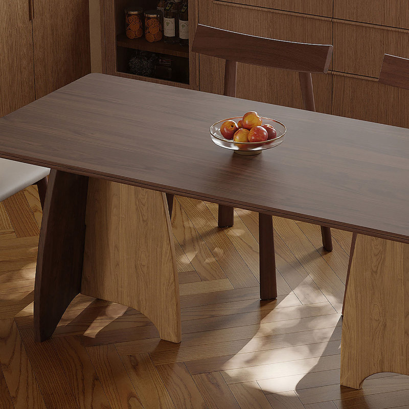 Table de salle à manger Vintage, 29.5" H x 70.9" W x 31.5" D, 7