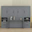 Lit escamotable Murphy avec placard, tiroirs et tablettes-1991649206-1991649205