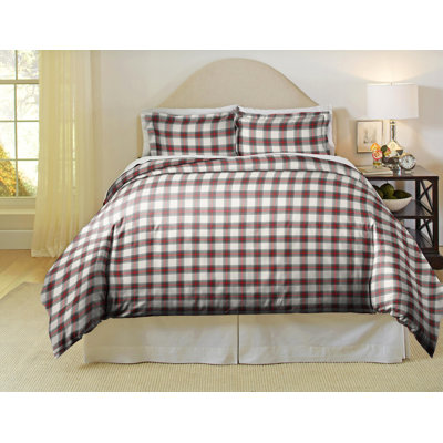 Flannel Plaid Duvet Cover