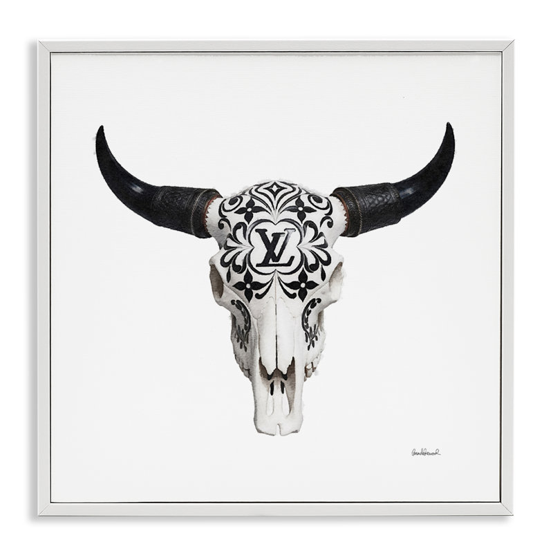  «Cowgirl Skull Glam», art de la giclée encadrée par Amanda Greenwood, H 24 po x l 24 po