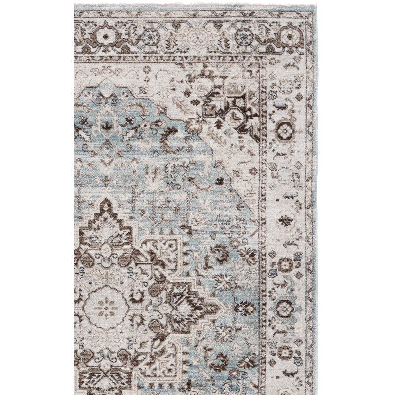 Tapis oriental à patine antique Mukti, Rectangle 10 pi x 12 pi 9 po