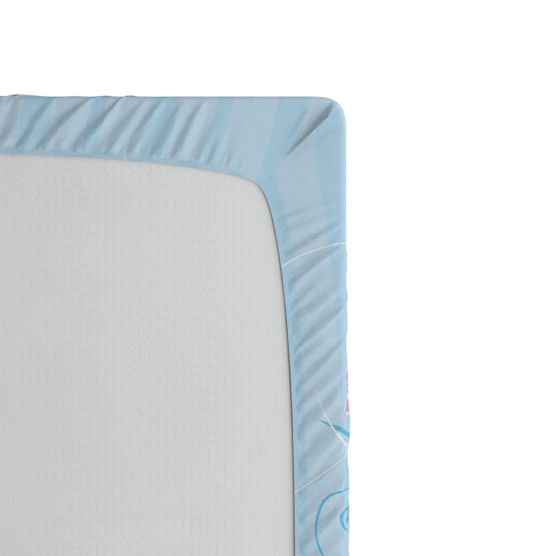 Microfiber Floral Fitted Sheet, Full Fitted Sheet