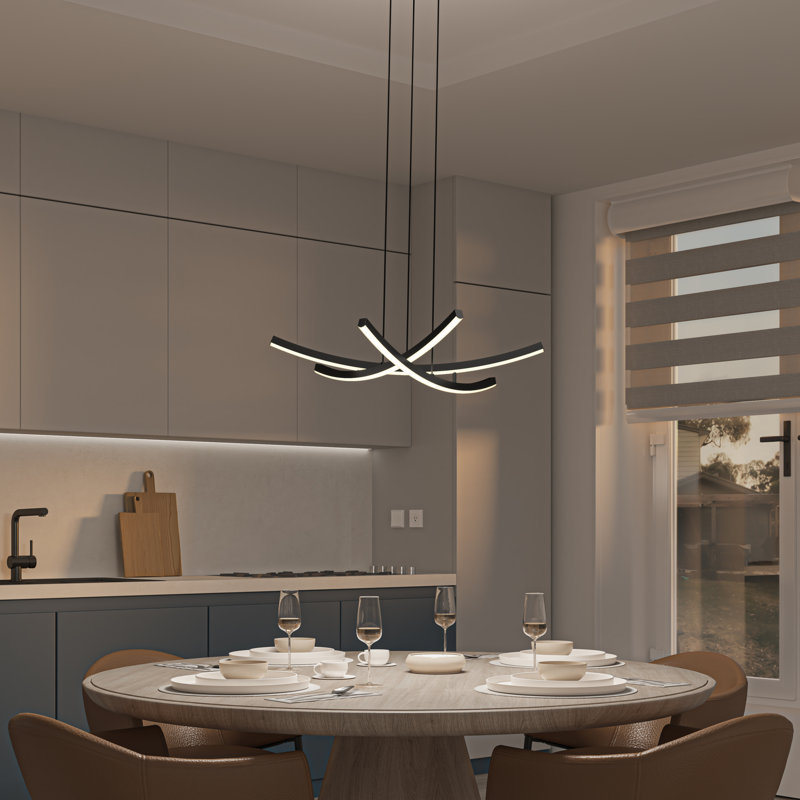 Morriah LED Pendant Light Multiple CCT, Black
