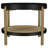 Benson Black Round End Table