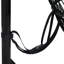 Chaise suspendue en polyéthylène avec coussins et support Cadmann - Gris-679519473