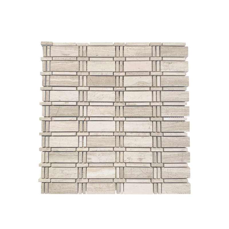 1" x 2" Marble Versailles Mosaic Wall & Floor Tile