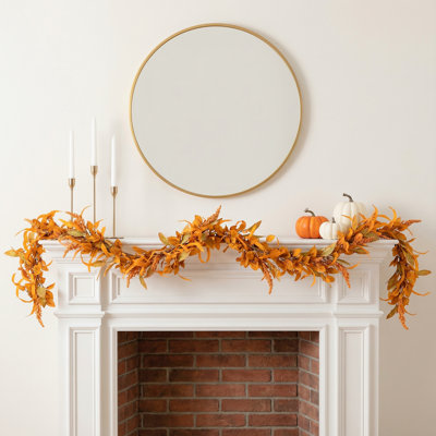 62'' in. Faux Leaves Garland