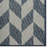 NICOLE MILLER NEW YORK Patio Country Calla Herringbone Indoor/Outdoor Area Rug, Blue/Cream-67637865