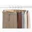Cintre en bois et métal l 13,38 po avec pinces réglables Aiden