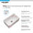 Houzer 30x18 in Fireclay Apron Front Single Kitchen Sink w/ Strainer, Grid-102787557