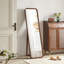Modern Large Wall & Accent Mirrors, Solid Wood Walnut Frame For Home