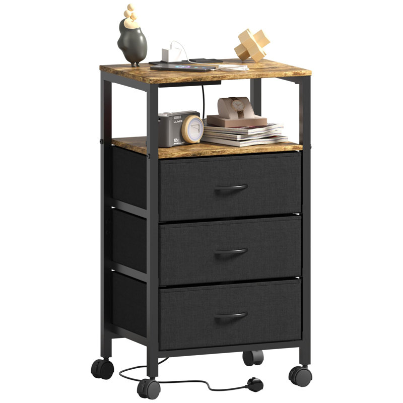 40cm W Bedside Table