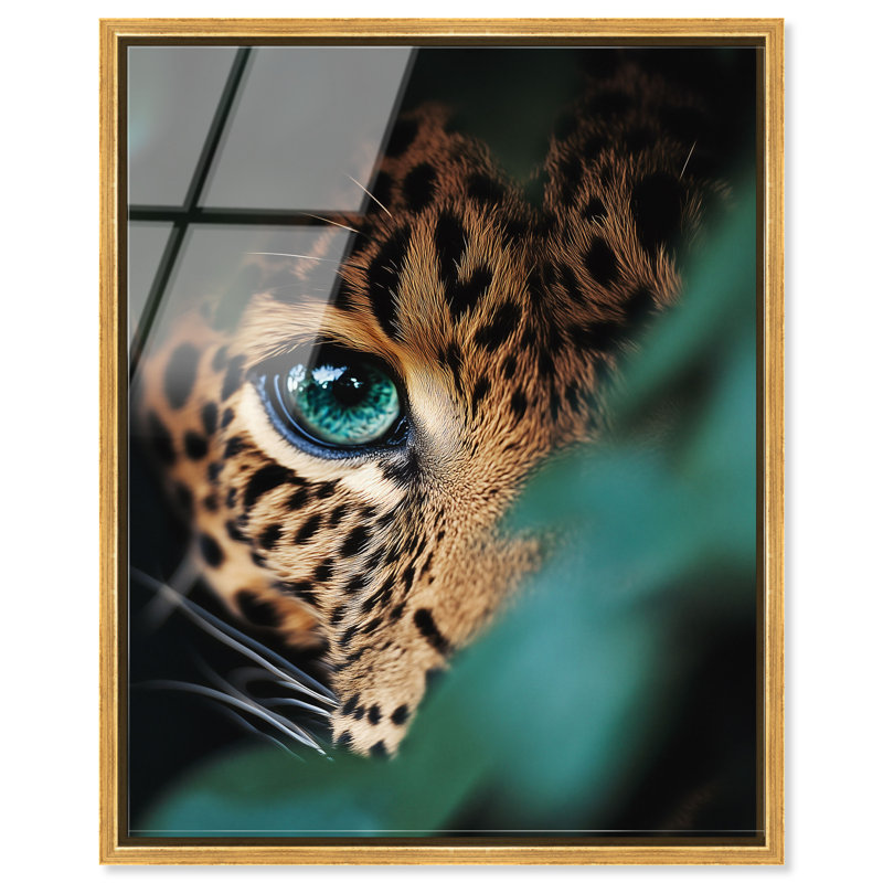 Jungle Watcher I Print by Oliver Gal, 37"H x 46"W, Gold Floater Frame