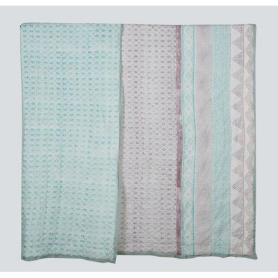 Cotton Geometric Shapes Quilt
