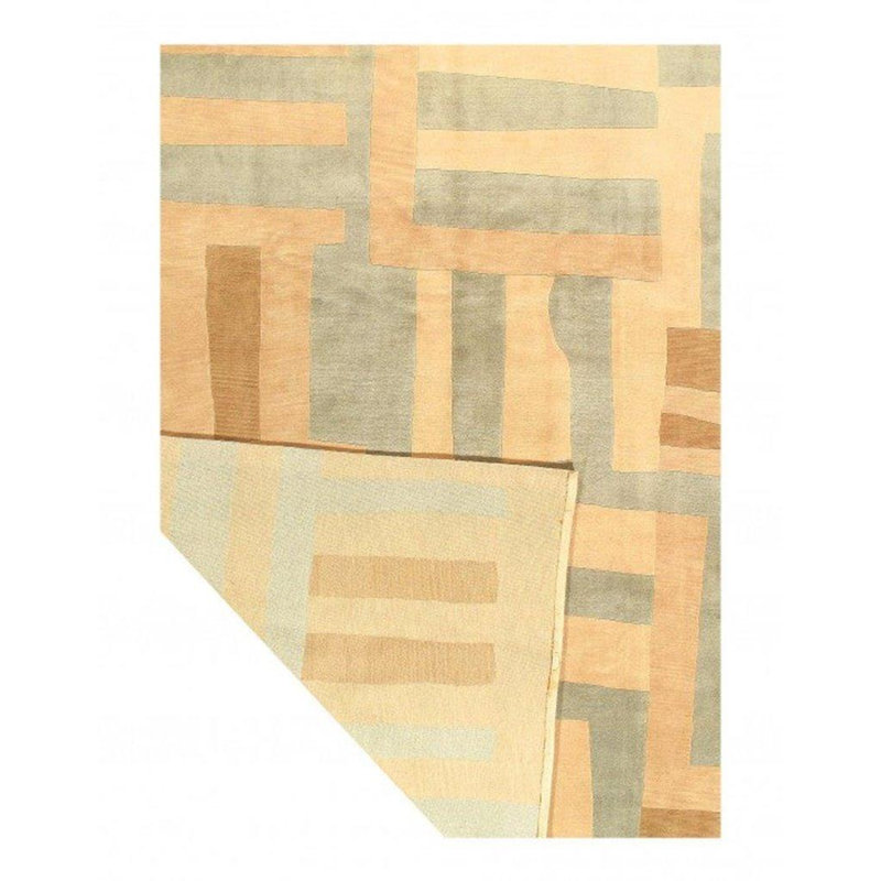 Geometric Area Rug in Beige