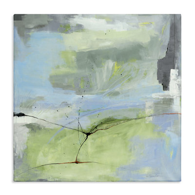 «Abstraction with Streaked Line», art mural par Ruth Fromstein