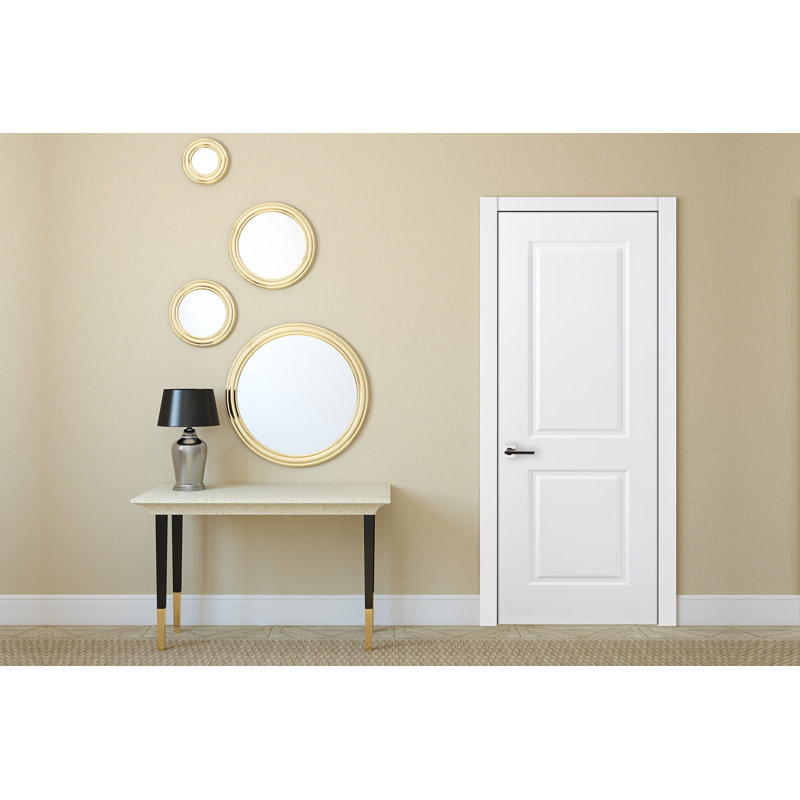 24 in x 80 in White Primed Solid Core Pine Interior Door Slab