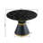 46.85''Faux Marble Top Metal Base Round  Dining Table-93602440