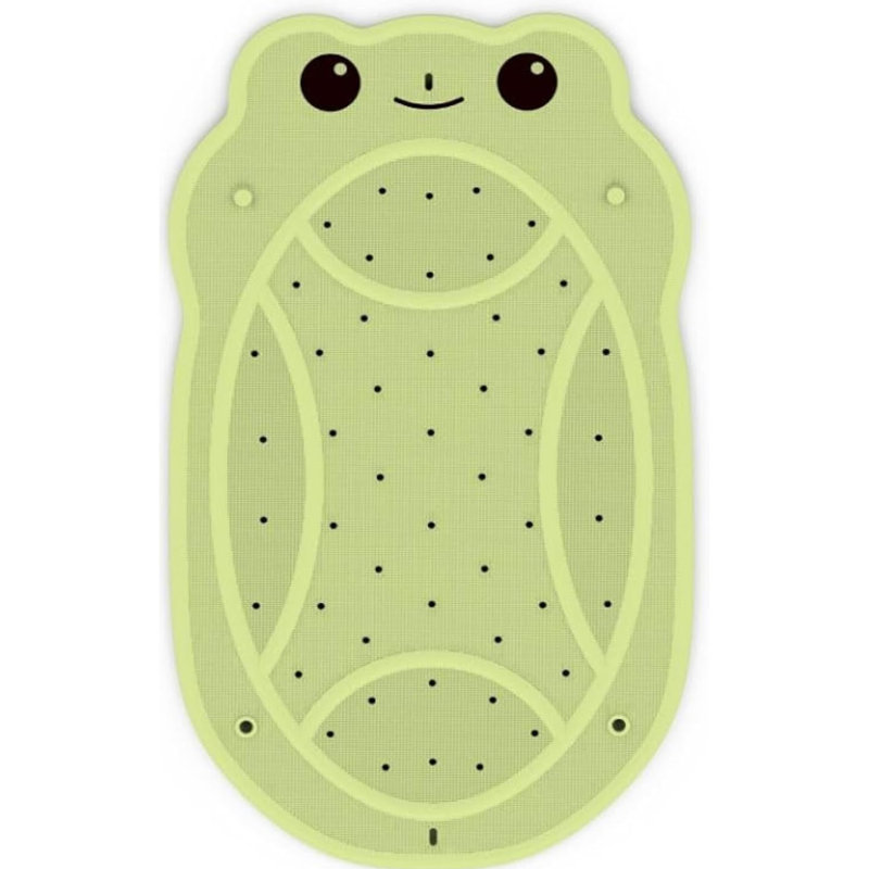 Tapis de bain antidérapant pour bébé - 30 x 18 po (vert)