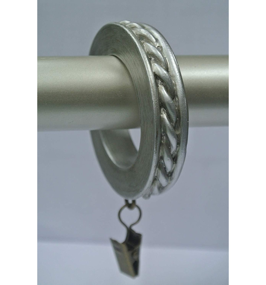 Nyman Curtain Rings (Set of 7) Astoria Grand 