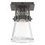 Erlenmeyer 1 - Light 6.1" Simple Cone Semi Flush Mount-14232077