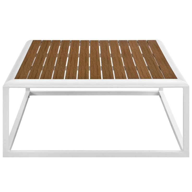 Ensemble de canapé modulaire d'extérieur en aluminium 7 pièces Stance par Modway, Bleu marine