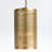 Zionn 1 - Light Gold Cylinder Pendant