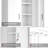 Tool Storage Cabinet White Steel Small With Wheels No Corner Guard-1364315345