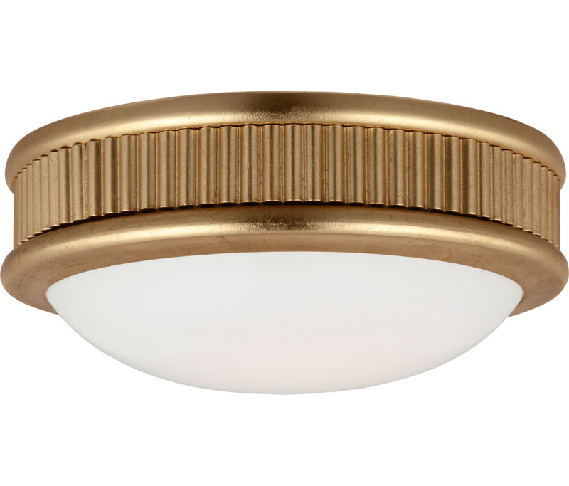 Ritz Flush Mount, Gild, 3" H x 8" W x 8" D