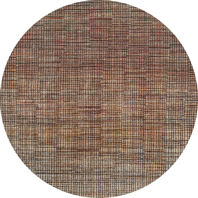 Abstract Indoor Rug, Round 3'