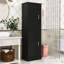 Armoire de rangement en MDF de qualité supérieure avec tablettes réglables-136437685