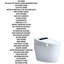Toilette intelligente avec siège de bidet chauffant | Portable | Avec bidet intégré | Siège à ouverture / fermeture automatique | Avec sécheuse et eau chaude