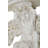 White Cherub Statue Wall Relief