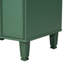 Meuble-lavabo 24 po avec lavabo, armoire de salle de bain avec tablette de porte, tiroir profond, panier coulissant à 2 niveaux, structure en bois massif et panneau de fibres à densité moyenne, un paquet, vert