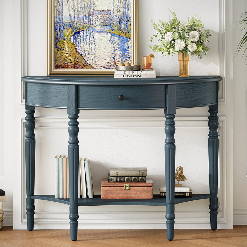 Wallis 39'' Console Table, Blue
