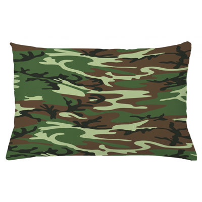 Camo Indoor / Outdoor Camouflage Lumbar Pillow Cover
