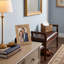 Cadre photo soleil doré 6 po / 7 po, présentoir de table en métal texturé pour photos de famille, décor glamour moderne pour entrée et console (2 tailles)-2085250030