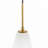 Stutz 1-Light Schoolhouse Pendant with Adjustable Length-1142609101-1142609106-1142609096
