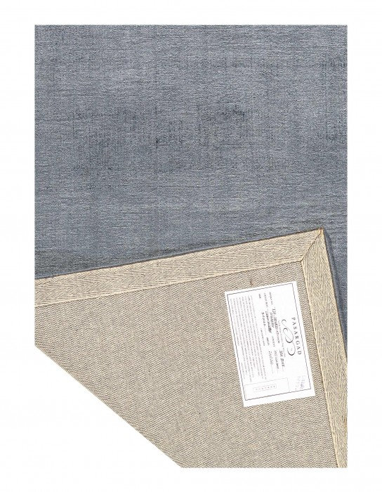 Tapis moderne en soie de bambou pure fait à la main 3 pi x 5 pi