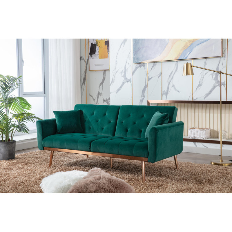 Upholstered 63.87'' Sleeper Sofa