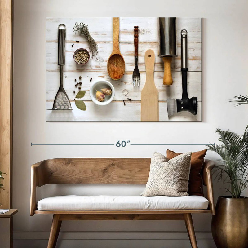 Senne Rustic Kitchenware, 34" H x 51" W