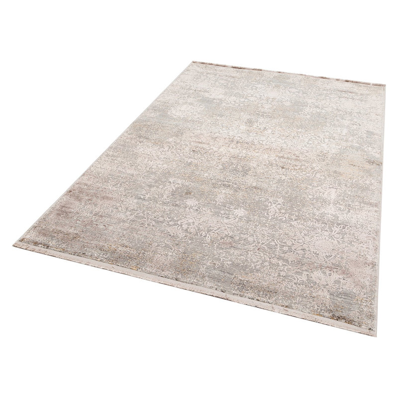 Addis No Pattern And Not Solid Colour Rectangle 300 X 400cm Grey Area Rug