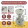 Pour Over Coffee Maker Set with 60° Angled V-Shaped Dripper and 100pcs Coffee Filters