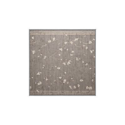 Machine Washable Gray Area Rug